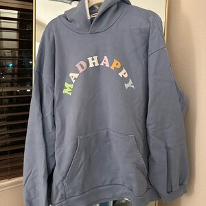 Madhappy Pastel Logo Blue Hoodie